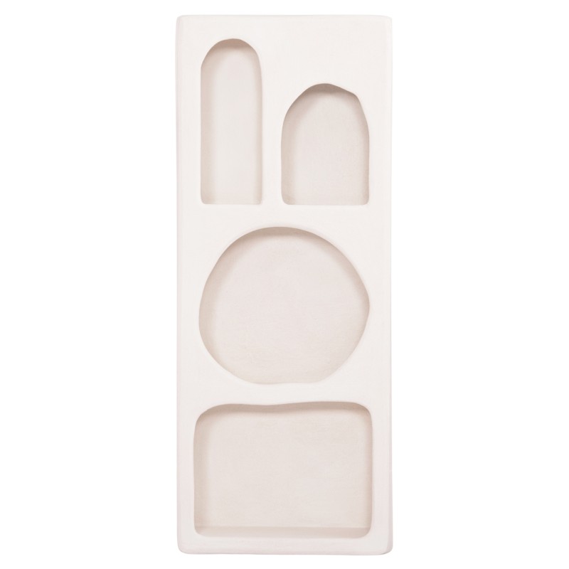 WALL RACK SERIES SANTORINI FK18069 MDF IN OFF-WHITE COLOR 47,5x18x120Hcm. WALL RACK SERIES SANTORINI FK18069 MDF IN OFF-WHITE COLOR 47,5x18x120Hcm.