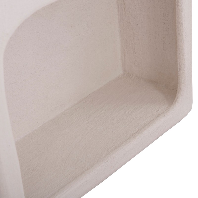 WALL RACK SERIES SANTORINI FK18069 MDF IN OFF-WHITE COLOR 47,5x18x120Hcm. WALL RACK SERIES SANTORINI FK18069 MDF IN OFF-WHITE COLOR 47,5x18x120Hcm.