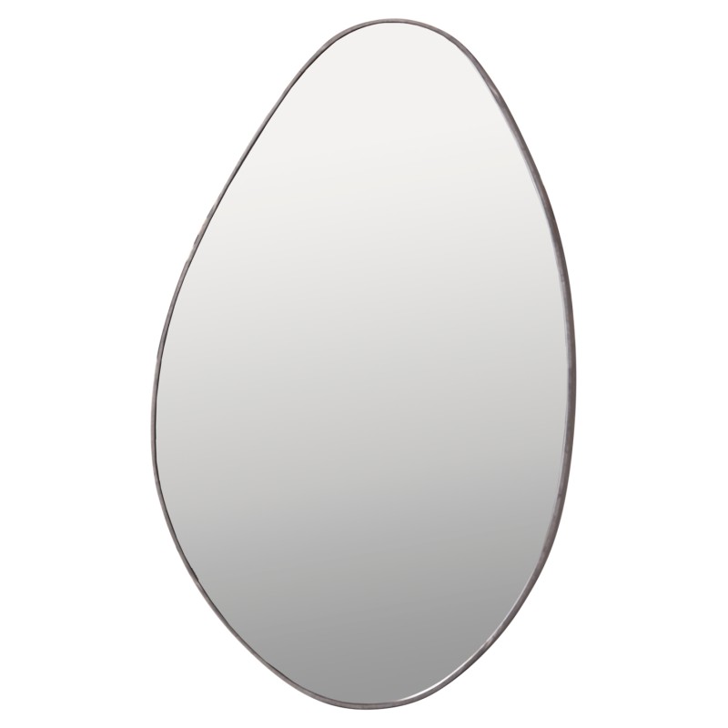 WALL MIRROR DROP FK4488.02 MDF FRAME IN GREY MARBLE COLORING 50x80Hcm. WALL MIRROR DROP FK4488.02 MDF FRAME IN GREY MARBLE COLORING 50x80Hcm.