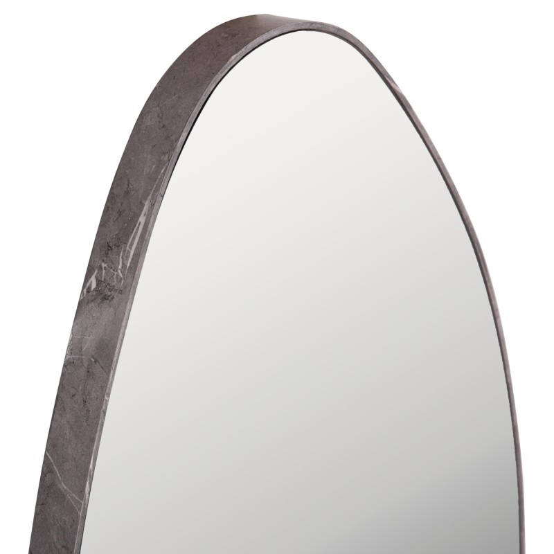 WALL MIRROR DROP FK4488.02 MDF FRAME IN GREY MARBLE COLORING 50x80Hcm. WALL MIRROR DROP FK4488.02 MDF FRAME IN GREY MARBLE COLORING 50x80Hcm.