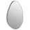 WALL MIRROR DROP FK4488.02 MDF FRAME IN GREY MARBLE COLORING 50x80Hcm.