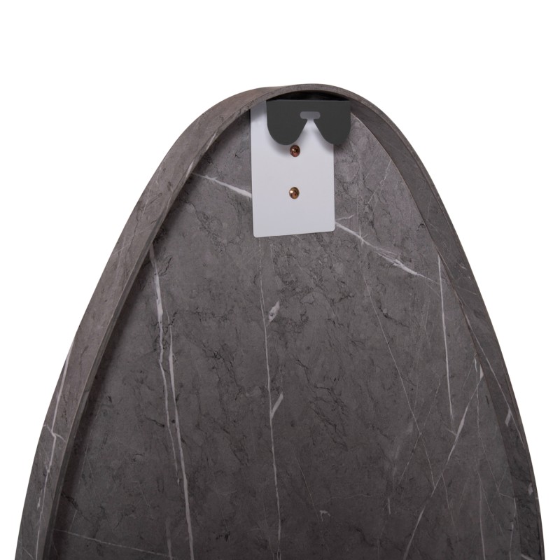 WALL MIRROR DROP FK4488.02 MDF FRAME IN GREY MARBLE COLORING 50x80Hcm. WALL MIRROR DROP FK4488.02 MDF FRAME IN GREY MARBLE COLORING 50x80Hcm.