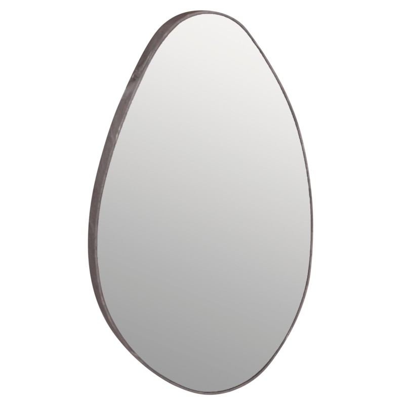 WALL MIRROR DROP FK4488.02 MDF FRAME IN GREY MARBLE COLORING 50x80Hcm. WALL MIRROR DROP FK4488.02 MDF FRAME IN GREY MARBLE COLORING 50x80Hcm.