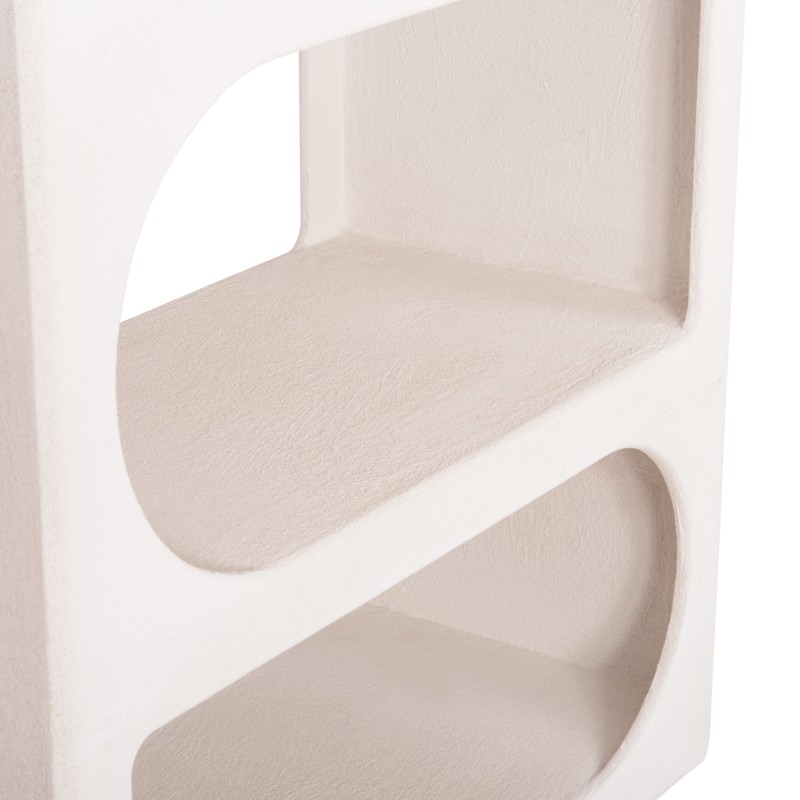 BOOKCASE SERIES SANTORINI FK18062 MDF IN WHITE COLOR 80x38x180Hcm. BOOKCASE SERIES SANTORINI FK18062 MDF IN WHITE COLOR 80x38x180Hcm.
