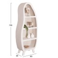 SHELF RACK SERIES SANTORINI FK18067 MDF IN OFF-WHITE 80x38x196Hcm. SHELF RACK SERIES SANTORINI FK18067 MDF IN OFF-WHITE 80x38x196Hcm.