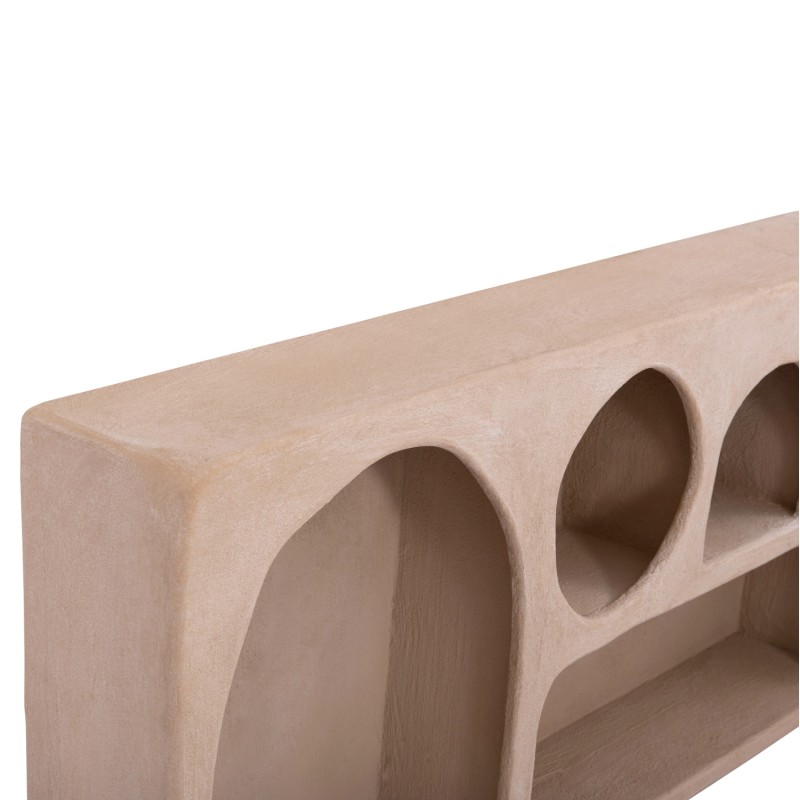 WALL SHELF SERIES SANTORINI FK18063.02 MDF IN BROWN 120x18x60Hcm. WALL SHELF SERIES SANTORINI FK18063.02 MDF IN BROWN 120x18x60Hcm.