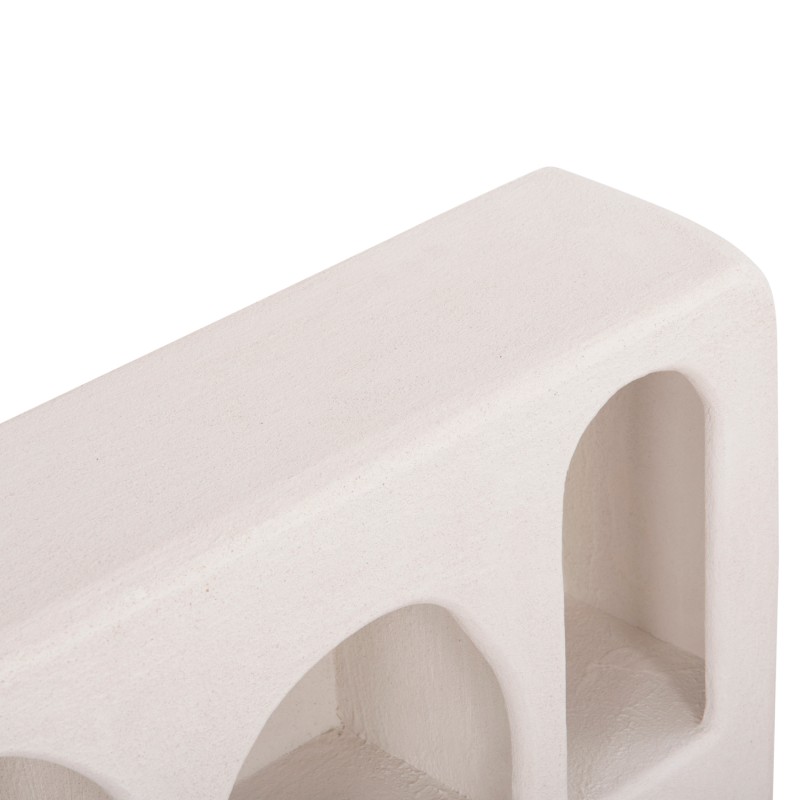 WALL SHELF SERIES SANTORINI FK18063.01 MDF IN OFF-WHITE 120x18x60Hcm. WALL SHELF SERIES SANTORINI FK18063.01 MDF IN OFF-WHITE 120x18x60Hcm.