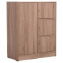CABINET WITH 4 STORAGE SPACES MATIN FK2479.02 SONAMA OAK MELAMINE 80x39,5x99,5Hcm.