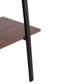 RACK STAM FK18073.04 BLACK METAL FRAME-MELAMINE IN WALNUT 71x38x165Hcm. RACK STAM FK18073.04 BLACK METAL FRAME-MELAMINE IN WALNUT 71x38x165Hcm.