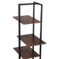 RACK OMNI FK18074.04 BLACK METAL FRAME-MELAMINE IN WALNUT 68x34.5x150.5Hcm. RACK OMNI FK18074.04 BLACK METAL FRAME-MELAMINE IN WALNUT 68x34.5x150.5Hcm.
