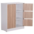 CABINET WITH 4 STORAGE SPACES MATIN FK2479.01 SONAMA OAK-WHITE MELAMINE 80x39,5x99,5Hcm. CABINET WITH 4 STORAGE SPACES MATIN FK2479.01 SONAMA OAK-WHITE MELAMINE 80x39,5x99,5Hcm.