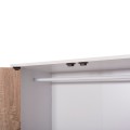 CABINET WITH 4 STORAGE SPACES MATIN FK2480.01 SONAMA OAK-WHITE MELAMINE 117x39,5x99,5Hcm. CABINET WITH 4 STORAGE SPACES MATIN FK2480.01 SONAMA OAK-WHITE MELAMINE 117x39,5x99,5Hcm.