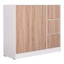 CABINET WITH 4 STORAGE SPACES MATIN FK2480.01 SONAMA OAK-WHITE MELAMINE 117x39,5x99,5Hcm.