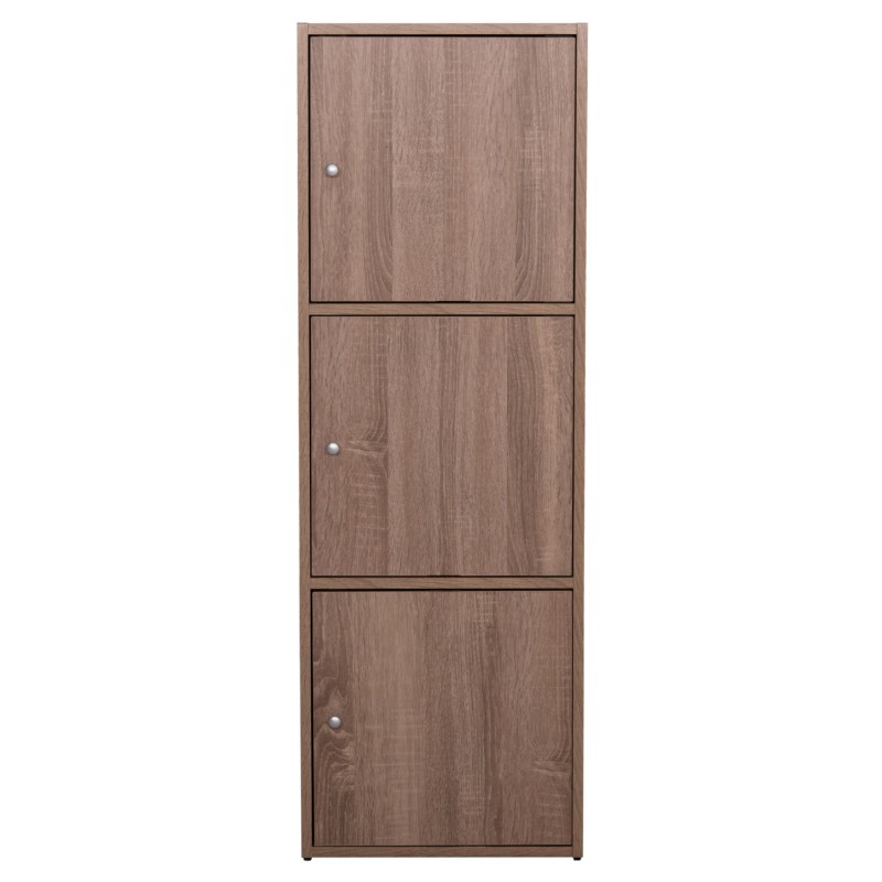 CABINET WITH 3 STORAGE SPACES SORIANO FK9939.11 SONAMA OAK MELAMINE 40x39x119Hcm. CABINET WITH 3 STORAGE SPACES SORIANO FK9939.11 SONAMA OAK MELAMINE 40x39x119Hcm.