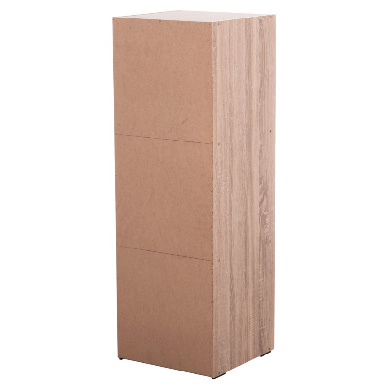 CABINET WITH 3 STORAGE SPACES SORIANO FK9939.11 SONAMA OAK MELAMINE 40x39x119Hcm. CABINET WITH 3 STORAGE SPACES SORIANO FK9939.11 SONAMA OAK MELAMINE 40x39x119Hcm.