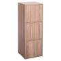 CABINET WITH 3 STORAGE SPACES SORIANO FK9939.11 SONAMA OAK MELAMINE 40x39x119Hcm.