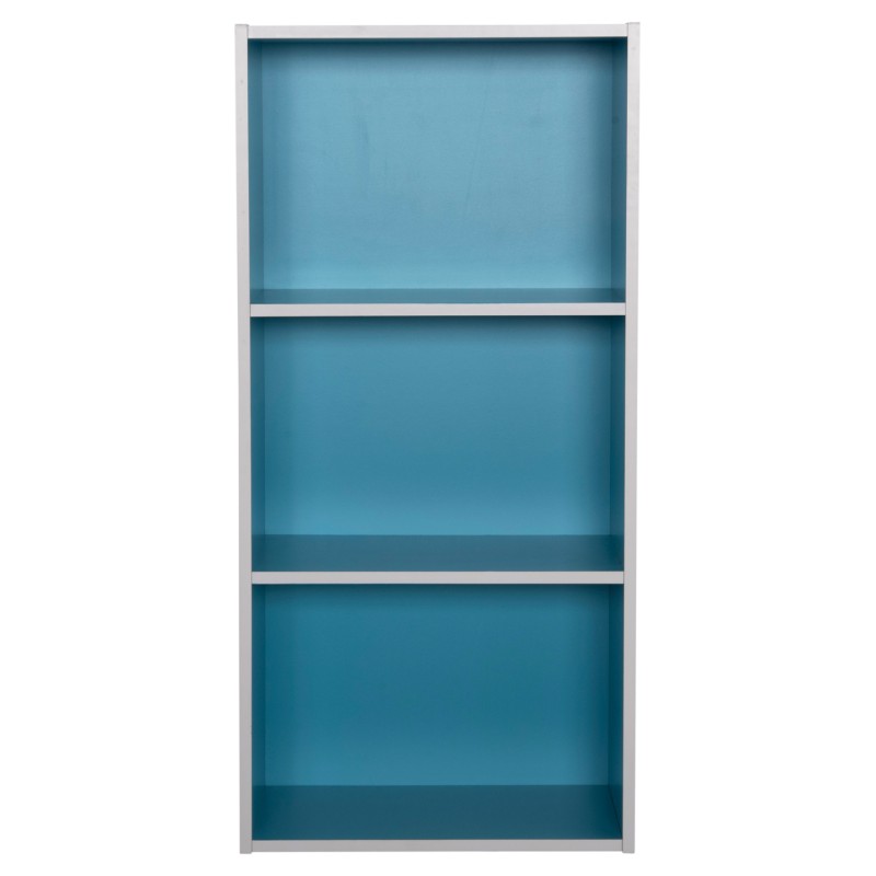 WALL SHELF RACK CUBICON FK9941.05 MELAMINE IN BLUE-WHITE 38,5x23,5x80Hcm. WALL SHELF RACK CUBICON FK9941.05 MELAMINE IN BLUE-WHITE 38,5x23,5x80Hcm.