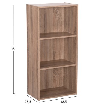 WALL SHELF RACK CUBICON FK9941.02 MELAMINE IN SONAMA OAK 38,5x23,5x80Hcm. WALL SHELF RACK CUBICON FK9941.02 MELAMINE IN SONAMA OAK 38,5x23,5x80Hcm.