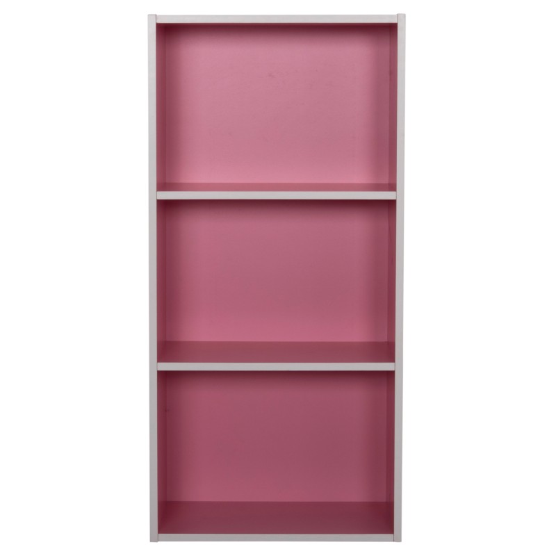 WALL SHELF RACK CUBICON FK9941.06 MELAMINE IN PINK-WHITE 38,5x23,5x80Hcm. WALL SHELF RACK CUBICON FK9941.06 MELAMINE IN PINK-WHITE 38,5x23,5x80Hcm.