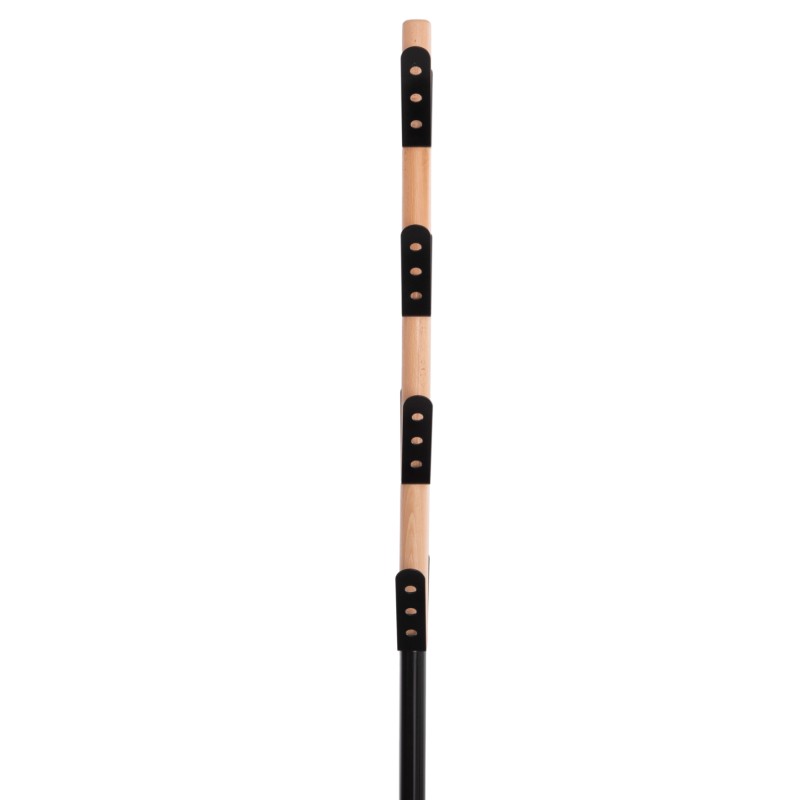 COAT HANGER BILLY FK18075.01 BEECH WOOD-BLACK METAL-BASE WITH WOOD Φ37.5X180Hcm. COAT HANGER BILLY FK18075.01 BEECH WOOD-BLACK METAL-BASE WITH WOOD Φ37.5X180Hcm.