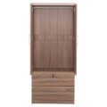 WARDROBE WITH DRAWERS REINA FK2484.11 MELAMINE IN SONAMA OAK 80x48x183Hcm. WARDROBE WITH DRAWERS REINA FK2484.11 MELAMINE IN SONAMA OAK 80x48x183Hcm.