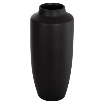 CERAMIC TABLE DECOR "GALAD" FK4587.02 BLACK MATTE Φ17,5x40Hcm.