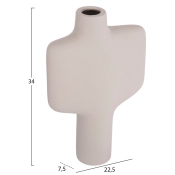 CERAMIC TABLE DECOR SERIES ARKEN FK4622.03 MATTE GREY 22x8x34.5Hcm. CERAMIC TABLE DECOR SERIES ARKEN FK4622.03 MATTE GREY 22x8x34.5Hcm.