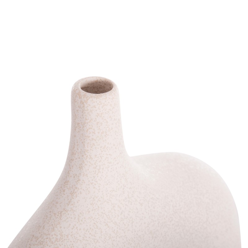 CERAMIC TABLE DECOR SERIES ISIL FK4601.01 OFF WHITE WITH CRYSTALLISATION 35x10x32.5Hcm. CERAMIC TABLE DECOR SERIES ISIL FK4601.01 OFF WHITE WITH CRYSTALLISATION 35x10x32.5Hcm.