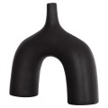 CERAMIC TABLE DECOR SERIES ISIL FK4601.02 MATTE BLACK 35x10x32.5Hcm. CERAMIC TABLE DECOR SERIES ISIL FK4601.02 MATTE BLACK 35x10x32.5Hcm.