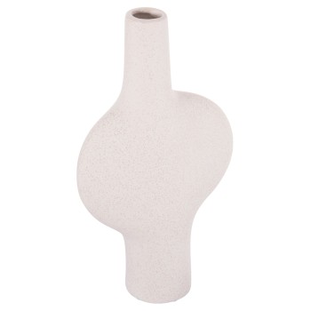 CERAMIC TABLE DECOR SERIES ARKEN FK4620.01 OFF WHITE WITH CRYSTALLISATION 19x7,5x33,5Hcm.