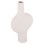 CERAMIC TABLE DECOR SERIES ARKEN FK4620.01 OFF WHITE WITH CRYSTALLISATION 19x7,5x33,5Hcm.