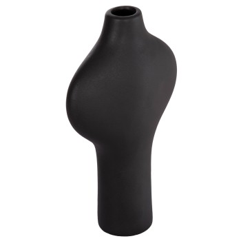 CERAMIC TABLE DECOR SERIES ARKEN FK4621.02 MATTE BLACK 18x8x32Hcm.