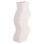 CERAMIC TABLE DECOR SERIES "SEBOR" FK4589.01 OFF WHITE WITH CRYSTALLISATION 14x6.5x30Hcm.