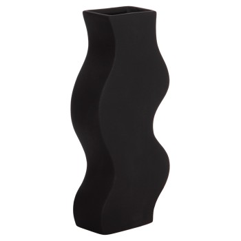 CERAMIC TABLE DECOR SERIES "SEBOR" FK4589.02 MATTE BLACK 14x6.5x30Hcm.