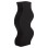 CERAMIC TABLE DECOR SERIES "SEBOR" FK4589.02 MATTE BLACK 14x6.5x30Hcm.