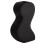 CERAMIC TABLE DECOR SERIES "SEBOR" FK4590.02 BLACK MATTE 13x6x22Hcm.