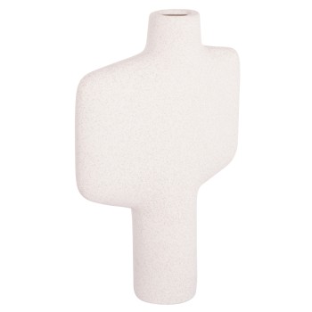 CERAMIC TABLE DECOR SERIES ARKEN FK4622.01 OFF WHITE WITH CRYSTALLISATION 22.5x7.5x34Hcm.
