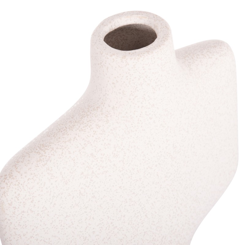 CERAMIC TABLE DECOR SERIES ARKEN FK4622.01 OFF WHITE WITH CRYSTALLISATION 22.5x7.5x34Hcm. CERAMIC TABLE DECOR SERIES ARKEN FK4622.01 OFF WHITE WITH CRYSTALLISATION 22.5x7.5x34Hcm.