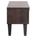 TV FURNITURE IREN FK2481.02 MELAMINE IN WALNUT-BLACK 120x32,5-34x41Hcm. TV FURNITURE IREN FK2481.02 MELAMINE IN WALNUT-BLACK 120x32,5-34x41Hcm.