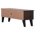 TV FURNITURE IREN FK2481.02 MELAMINE IN WALNUT-BLACK 120x32,5-34x41Hcm. TV FURNITURE IREN FK2481.02 MELAMINE IN WALNUT-BLACK 120x32,5-34x41Hcm.