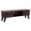 TV FURNITURE IREN FK2481.02 MELAMINE IN WALNUT-BLACK 120x32,5-34x41Hcm.