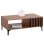 COFFEE TABLE SERIES HARRY FK18007.01 MELAMINE IN NATURAL WOOD COLOR & BLACK 110x60x43,5Hcm.