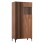 DISPLAY CABINET SERIES HARRY FK18011.01 MELAMINE IN NATURAL WOOD COLOR-BLACK 90x40x185Hcm.
