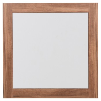 WALL MIRROR SQUARE SERIES HARRY FK4485.01 MELAMINE IN NATURAL WOOD COLOR 87x2(thickness)x87cm.