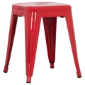 STOOL MELITA FK0096.44 METAL IN RED COLOR 37x37x45Hcm. STOOL MELITA FK0096.44 METAL IN RED COLOR 37x37x45Hcm.