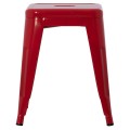 STOOL MELITA FK0096.44 METAL IN RED COLOR 37x37x45Hcm. STOOL MELITA FK0096.44 METAL IN RED COLOR 37x37x45Hcm.