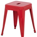 STOOL MELITA FK0096.44 METAL IN RED COLOR 37x37x45Hcm. STOOL MELITA FK0096.44 METAL IN RED COLOR 37x37x45Hcm.