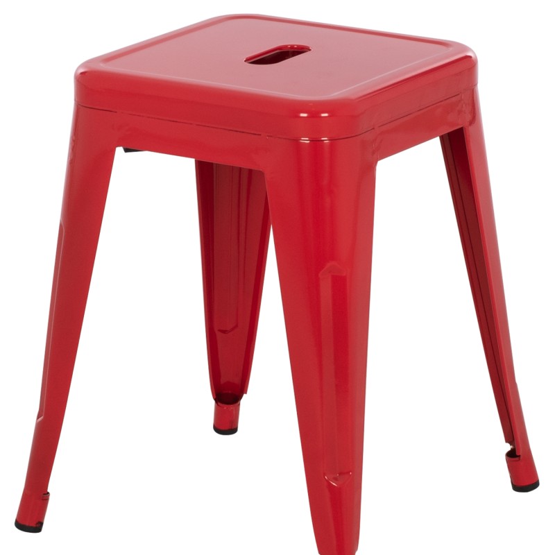STOOL MELITA FK0096.44 METAL IN RED COLOR 37x37x45Hcm. STOOL MELITA FK0096.44 METAL IN RED COLOR 37x37x45Hcm.