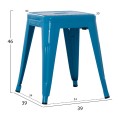STOOL MELITA FK0096.48 METAL IN BLUE COLOR 37x37x45Hcm. STOOL MELITA FK0096.48 METAL IN BLUE COLOR 37x37x45Hcm.