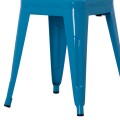 STOOL MELITA FK0096.48 METAL IN BLUE COLOR 37x37x45Hcm. STOOL MELITA FK0096.48 METAL IN BLUE COLOR 37x37x45Hcm.